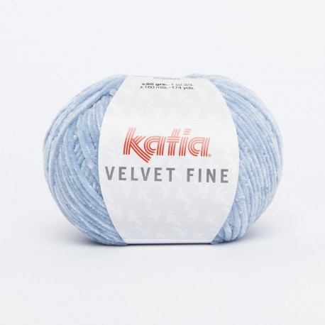 Velvet Fine - Katia 205 - hellhimmelblau