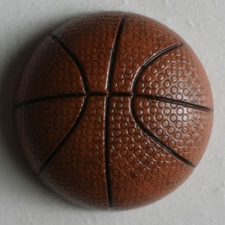 Knopf Basketball, mit Öse 20 mm - Dill