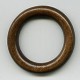 Holz Ring dunkelbraun lackiert 38 x 55mm - welticreativ