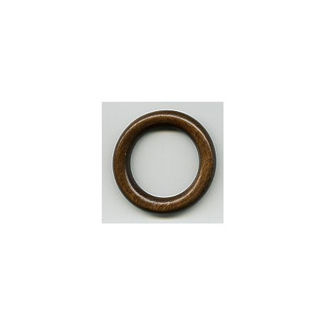 Holz Ring dunkelbraun lackiert 38 x 55mm - welticreativ