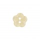 Polyesterknopf Blume gelb 18 mm - Union Knopf