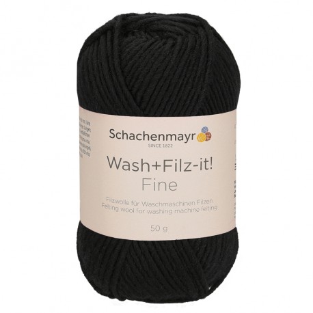 WashFilz-it Fine - Schachenmayr 00101 - black