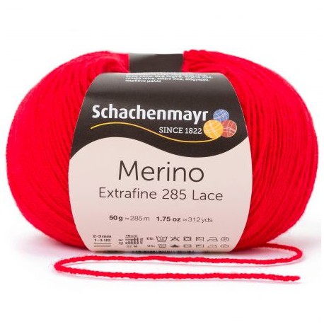 Merino Extrafine 285 Lace 531 - kirsche