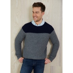 Männerpullover Bicolor S10340C - Download