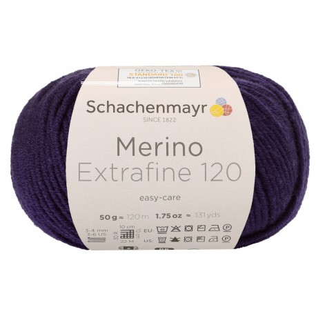 Merino Extrafine 120 Sale - Schachenmayr 00149 - aubergine