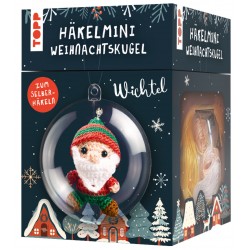 Häkelmini-Weihnachtskugel Häkelset Wichtel - Topp